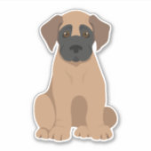 Sticker Grand Chien Danois (Devant)