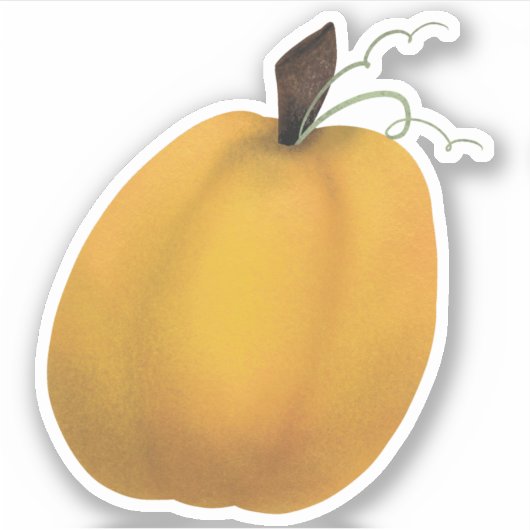 Sticker Grand citrouille (Devant)