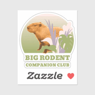 Sticker Grand Club de Compagnons Rongeurs Capybara