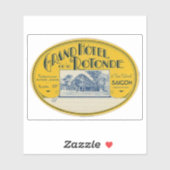 Sticker Grand Hotel Rotonde Saigon Indochina (Feuille)