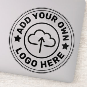 Sticker Grand logo personnalisé de 8 po x 8 po