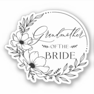 Sticker grand-mère de la mariée