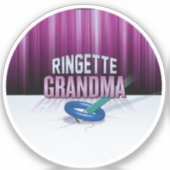 Sticker "Grand-mère de la Ringette" (Recto)
