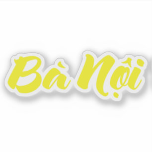 Sticker Grand-mère paternelle vietnamienne - Bà Nội