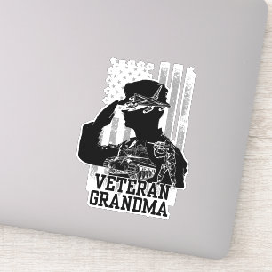 Sticker Grand-mère vétéran