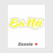 Sticker Grand-mère vietnamienne (paternelle) - Bà Noi (Feuille)