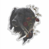 Sticker Grand Munsterlander avec faisan (Devant)