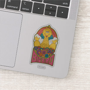 Sticker Grand oiseau psychédélique