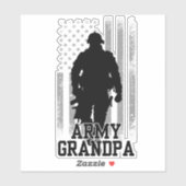 Sticker Grand-père de l'armée (Feuille)