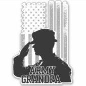 Sticker Grand-père de l'armée (Devant)
