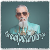 Sticker grand-père en charge (Devant)