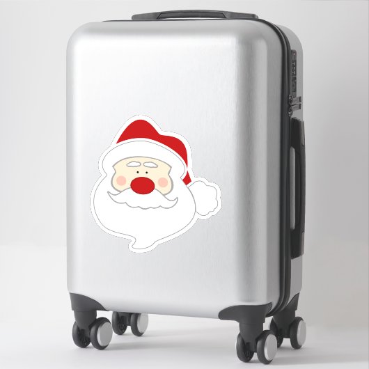 Sticker Grand Père Noël (Sur valise)