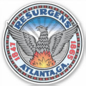 Sticker Grand Sceau d'Atlanta Géorgie (Devant)