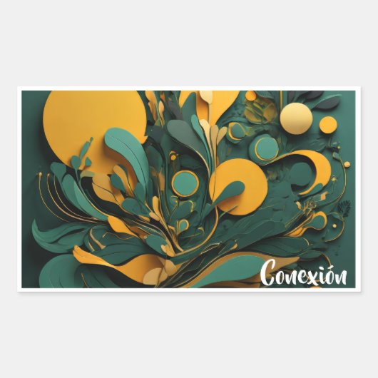 Sticker Grande Arte Biodiversidad Viva Conexión (Devant)