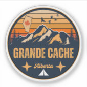 Sticker Grande Cache, Alberta (Devant)