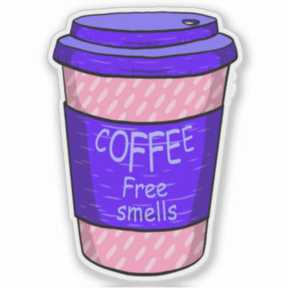 Sticker Grande Coupe De Café X