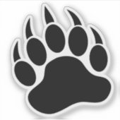 Sticker Grande Patte d'Ours Classique (Devant)