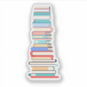 Sticker Grande pile de livres (Devant)