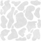 Sticker Grandes taches d'argent blanc simple (Devant)