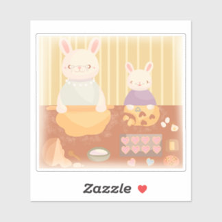 Sticker Grandma Baking Cookies