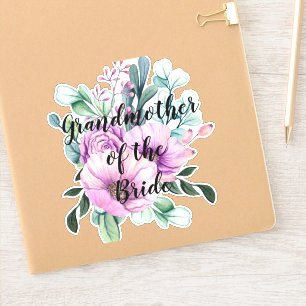 Sticker Grandmother de la Bride Groom