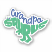 Sticker Grandpa Saurus Graphic (Devant)
