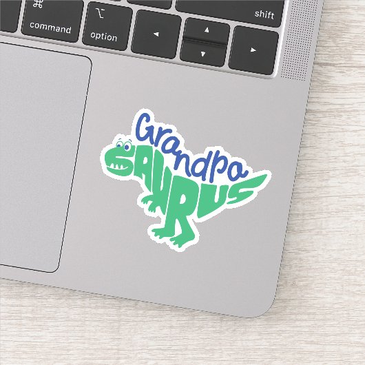 Sticker Grandpa Saurus Graphic (Détail)