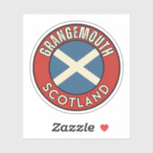 Sticker Grangemouth, Écosse (Feuille)