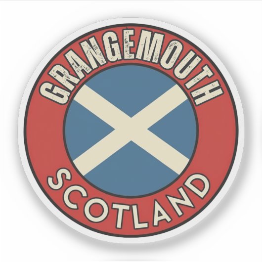 Sticker Grangemouth, Écosse (Devant)