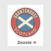 Sticker Grantshouse, Écosse (Feuille)
