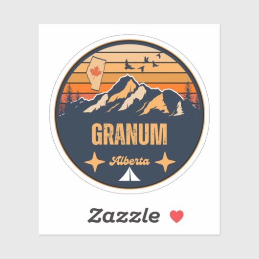 Sticker Granum (Alberta) (Feuille)