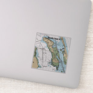 Sticker Graphique CN de l'île Roanoke