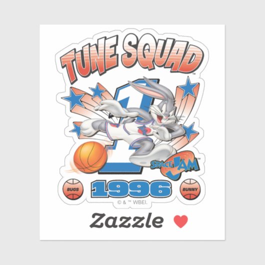 Sticker Graphique de basketball SPACE JAM™ BUGS BUNNY™ #1 (Feuille)