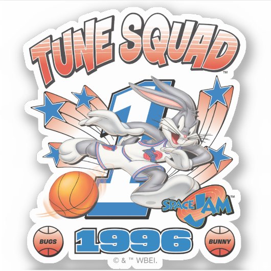 Sticker Graphique de basketball SPACE JAM™ BUGS BUNNY™ #1 (Devant)