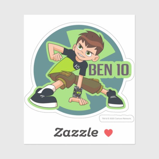 Sticker Graphique de Ben Tennyson Omnitrix (Feuille)