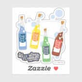 Sticker Graphique de boisson de levage Fizzy (Feuille)