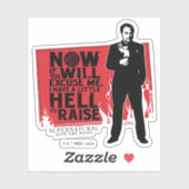 Sticker Graphique de citation de Crowley surnaturelle (Feuille)