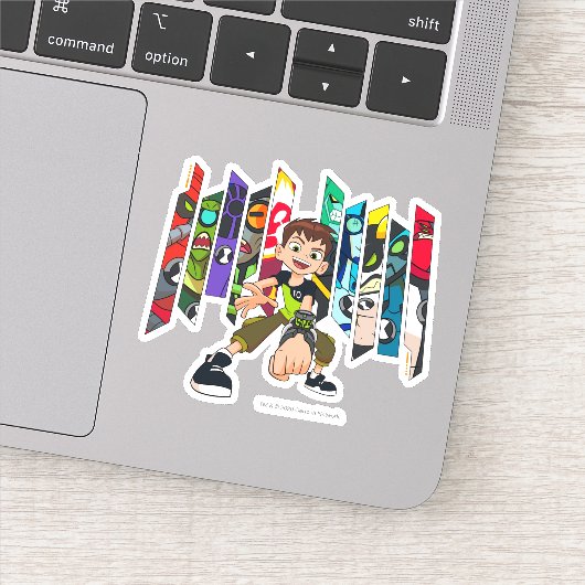 Sticker Graphique de collection d'Aliens Ben 10 (Détail)