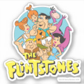 Sticker Graphique de la famille Pierrafeu et Roubles (Devant)