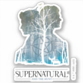 Sticker Graphique de la forêt surnaturelle de Winchester B (Devant)
