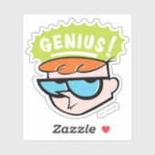 Sticker Graphique de légende Dexter "Genius" (Feuille)