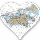 Sticker Graphique de Saint John USVI (Devant)