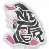 Sticker Graphique de typographie NIFFLER™ (Devant)