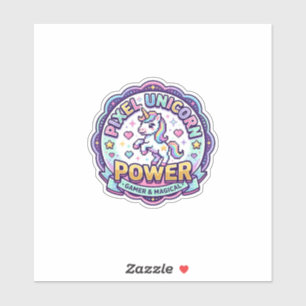 Sticker Graphique de vêtements prêt à l'emploi Unicorn Pix