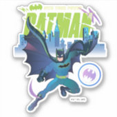 Sticker Graphique de ville de Batman "Posséder votre puiss (Devant)