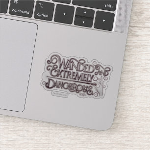 Sticker Graphique Débordé Et Extrêmement Dangereux - Bl