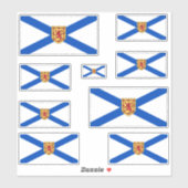 Sticker Graphique Drapeaux Nouvelle-Écosse (Feuille)