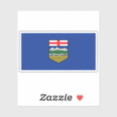 Sticker Graphique du drapeau de l'Alberta (Feuille)