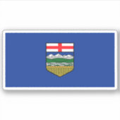 Sticker Graphique du drapeau de l'Alberta (Devant)