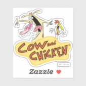 Sticker Graphique du logo de la vache et du poulet (Feuille)